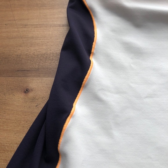 Lululemon Spin It To Win It Tank Navy White Orange - Picture 3 of 10